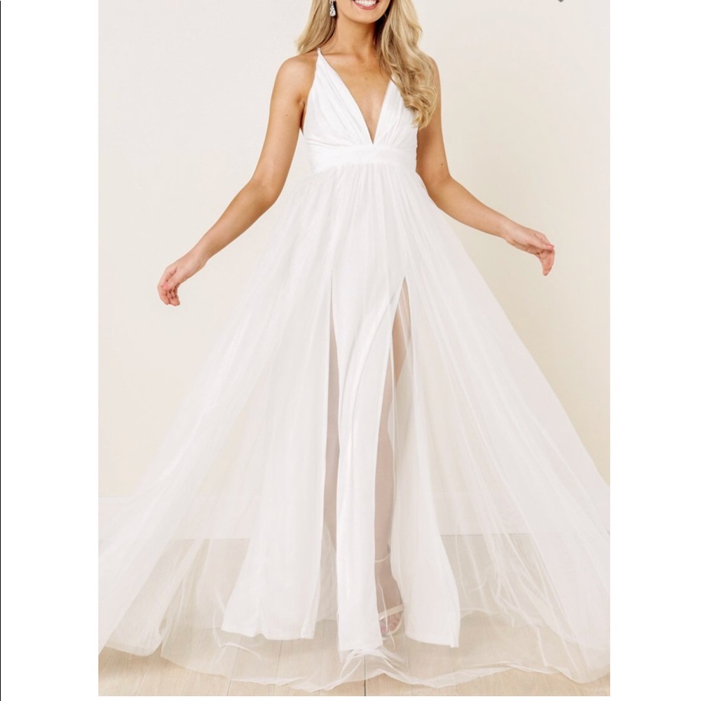 Red Dress Boutique Matters of the Heart Maxi Dress